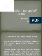 Aurat Dalam Pandangan Islam