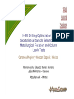 In-fill Drilling Optimization and Geostatistical Sample Sel