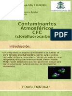 Contaminantes Atmosféricos CFC: (Clorofluorocarbonos)