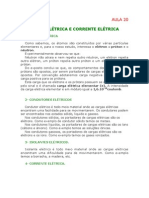 Download Fsica - Aula 20 - Carga eltrica e Corrente eltrica by Fsica Concurso Vestibular  SN3370305 doc pdf