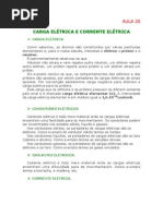 Download Fsica - Aula 20 - Carga eltrica e Corrente eltrica by Fsica Concurso Vestibular  SN3370305 doc pdf