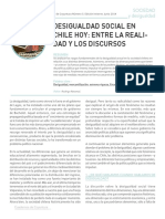 Desigualdad Social en Chile Entre La Realidad y Los Discursos Rodrigo Retamal 2014