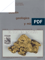 El Oro en España. Boletín Geológico y Minero