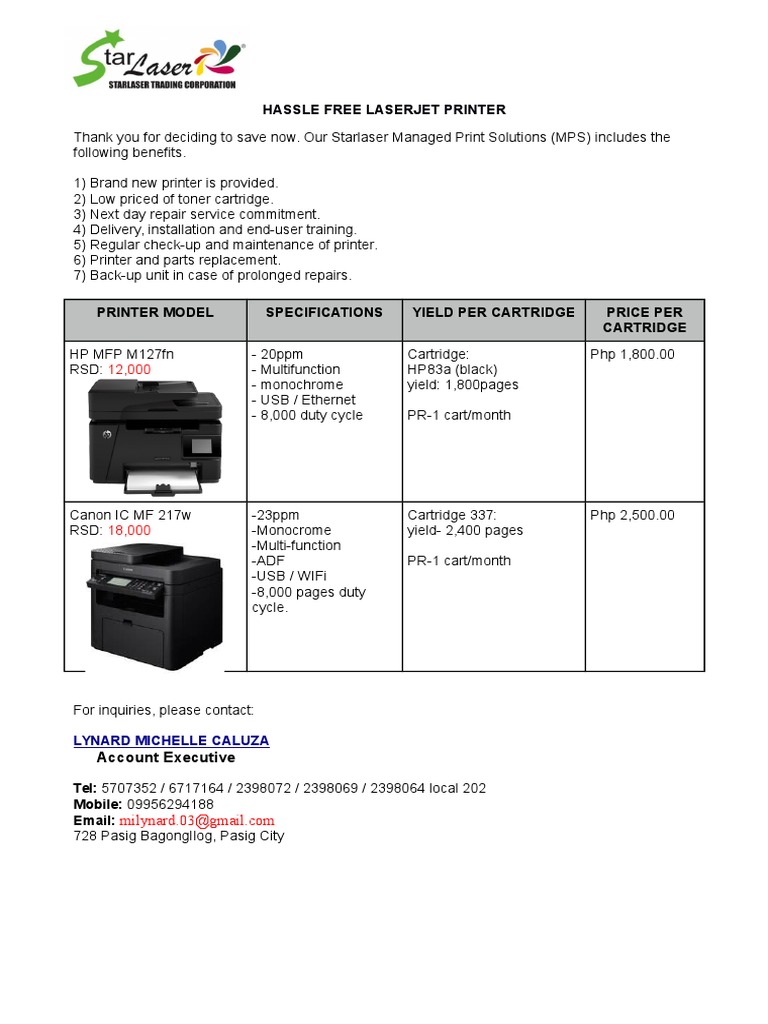 Hassle-Free Laserjet Printer Solutions | PDF
