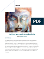 Le Biochamp Et L' Énergie Vitale PDF
