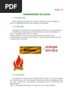 Download Fsica - Aula 14 - Transmisso de calor by Fsica Concurso Vestibular  SN3370436 doc pdf
