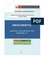 Manual Procompite OPI-2da Version