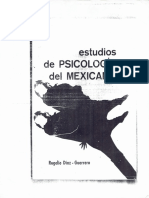 Estudios de La Psicología Del Mexicano