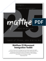 Sojourners Matthew 25 Toolkit on Immigration