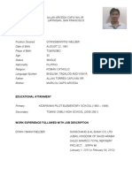 Acapuyan CV Resume