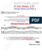Lick137 Michael Romeo Part1