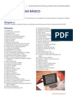 Temario Autocad Básico PDF