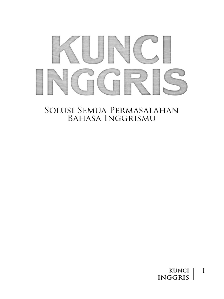 Kunci Inggris EBook