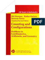 Jiri Herman, Radan Kucera, Jaromir Simsa Counting and Configurations Problems in Combinatorics Arithmetic and Geometry PDF