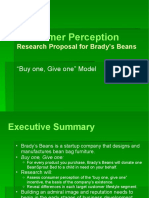 Consumer Perception: Research Proposal For Brady's Beans