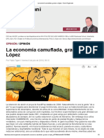 Pablo Tigani - La Economía Camuflada, Gracias A López - DR - 2016-07-08