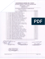 Ingresantes Examen Admisión Ordinario 2017-I