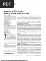 Ancestry and Pathology in King Tutankhamun's Family
