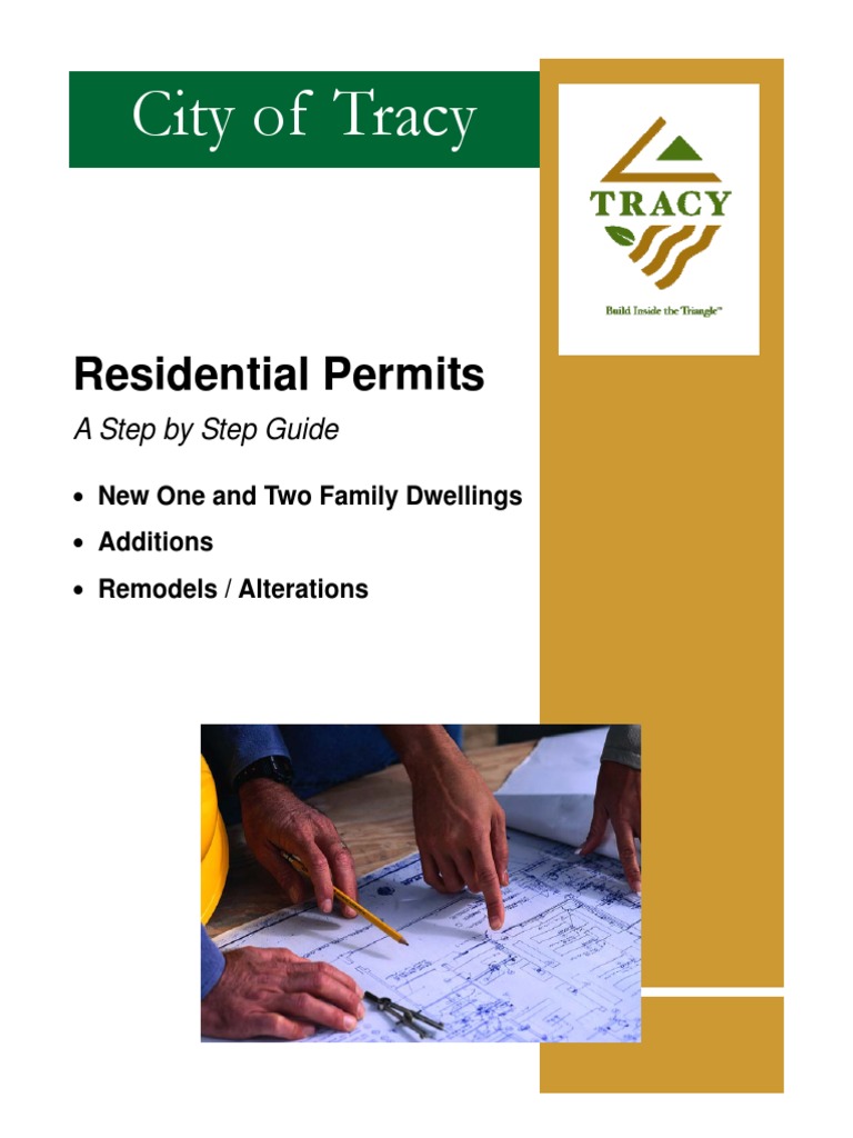 Tracy Residential Permit Guide | PDF | Framing (Construction) | Building