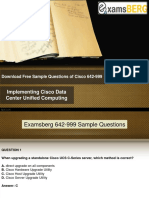 Implementing Cisco Data Center Unified Computing: Download Free Sample Questions of Cisco 642-999