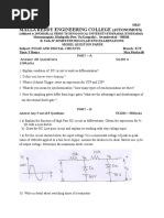 PDC Model Question Paper