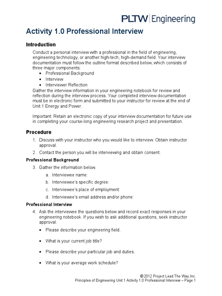 1 0 A Professionalinterview | PDF | Career & Growth