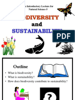 Nat Sci 5 - Lecture 1 Biodiversity Sustainability