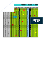 Daily Attendence Sheet