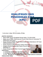 Kualifikasi Dan Pendidikan Staf Rs