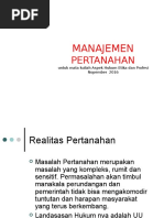 MANAJEMEN PERTANAHAN