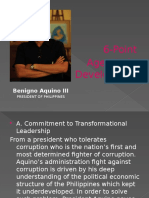 Philippines 6-Point Agenda for Development Under Aquino