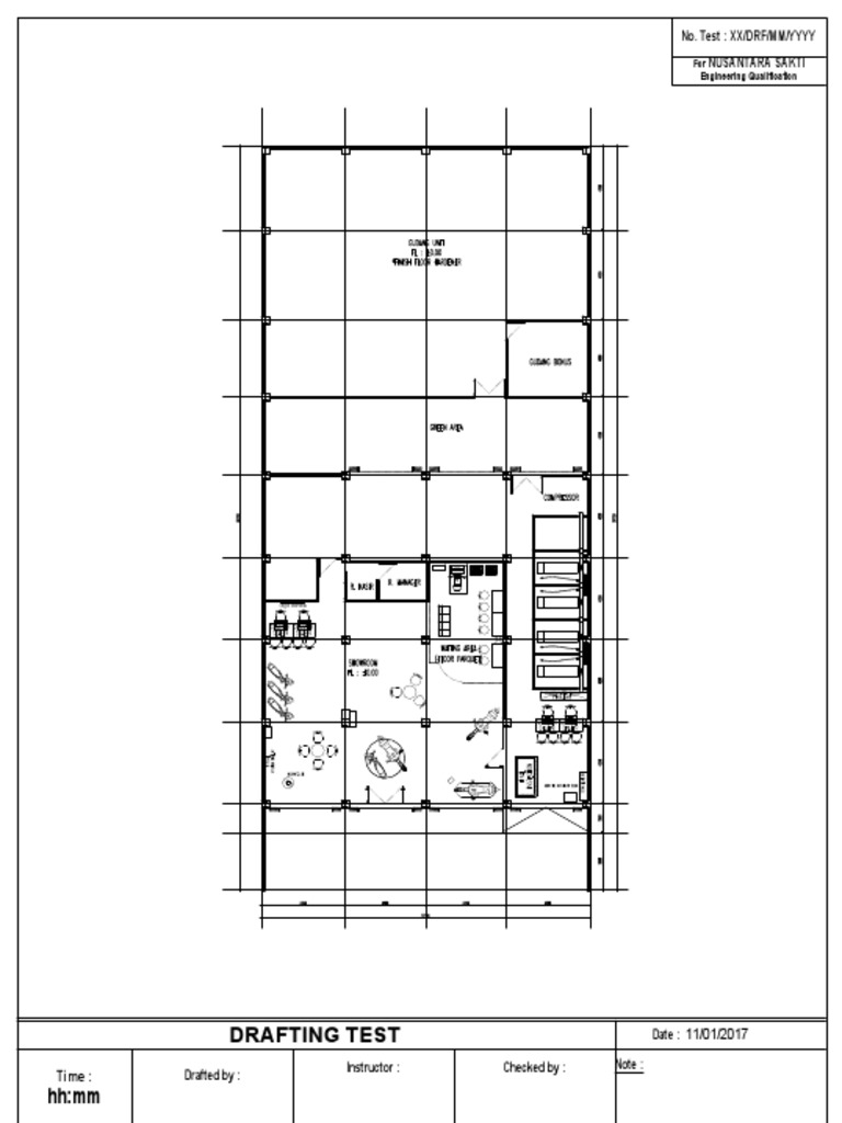 Drafting Test No. Test XX/DRF/MM/YYYY Nusantara Sakti PDF