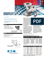 Eaton Y Strainer Model 85 Technical Information US