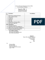 Form No: CPIS - 3) : After Termination