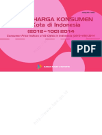 Indeks Harga Konsumen Di 82 Kota Di Indonesia 2012 100 2014 PDF