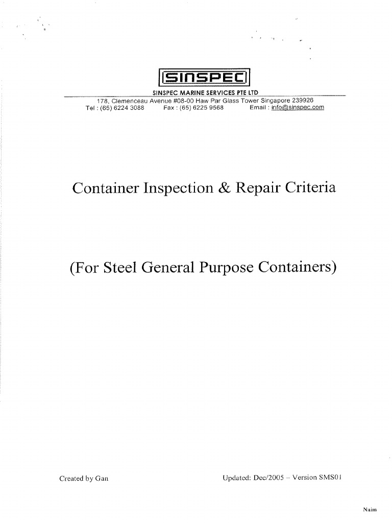 Cargo Worthy Criteria PDF PDF