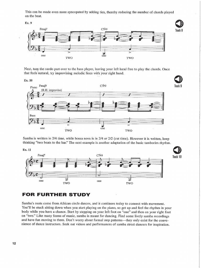 Brazilian Piano Choro Samba and Bossa Nova PDF | PDF