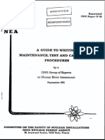 Guide to Writing Maintenance, Test and Calibration Procedures (csni81-68) (1981) WW.pdf