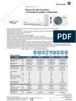 SkyTek Inverter - Split Perete PDF