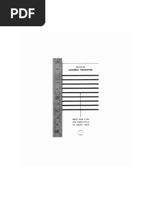 ve sme 3009 alignment protractor early pdf