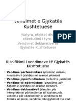 Vendimet e Gjykatws Kushtetuese