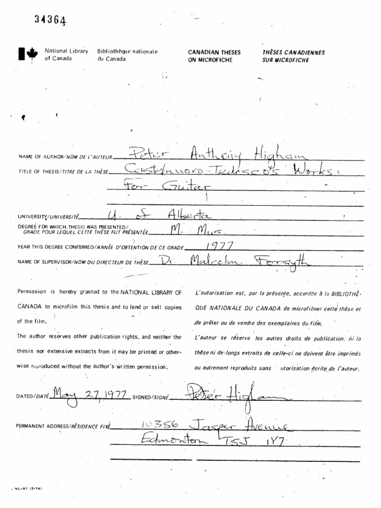 CastelnuovoTedesco S Works For Guitar PDF Entertainment (General)