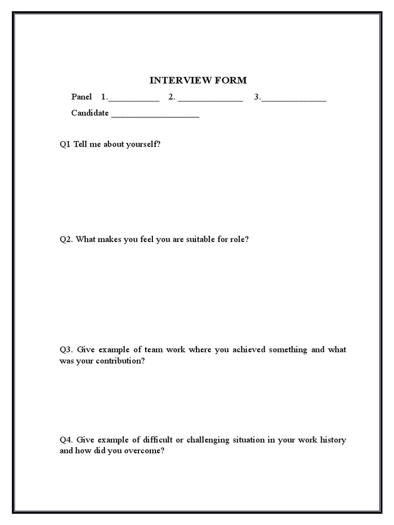 Interview Question | PDF | Career & Growth | Finance & Money Management