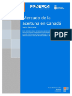 2014 Nota Sectorial Aceituna en Canadá
