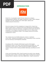 Xiaomi Assignement