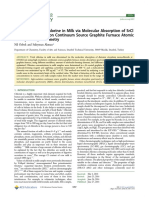 Cs Aas - Chlorine in Milk