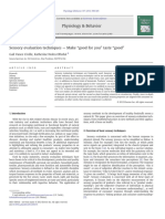 Sensory Evaluation Techiques