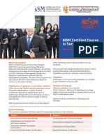 NISM Certified Course in Securities Markets