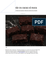 Brownie Cu Nuca Si Cacao