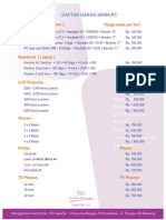 Daftar Harga Sewa Komputer